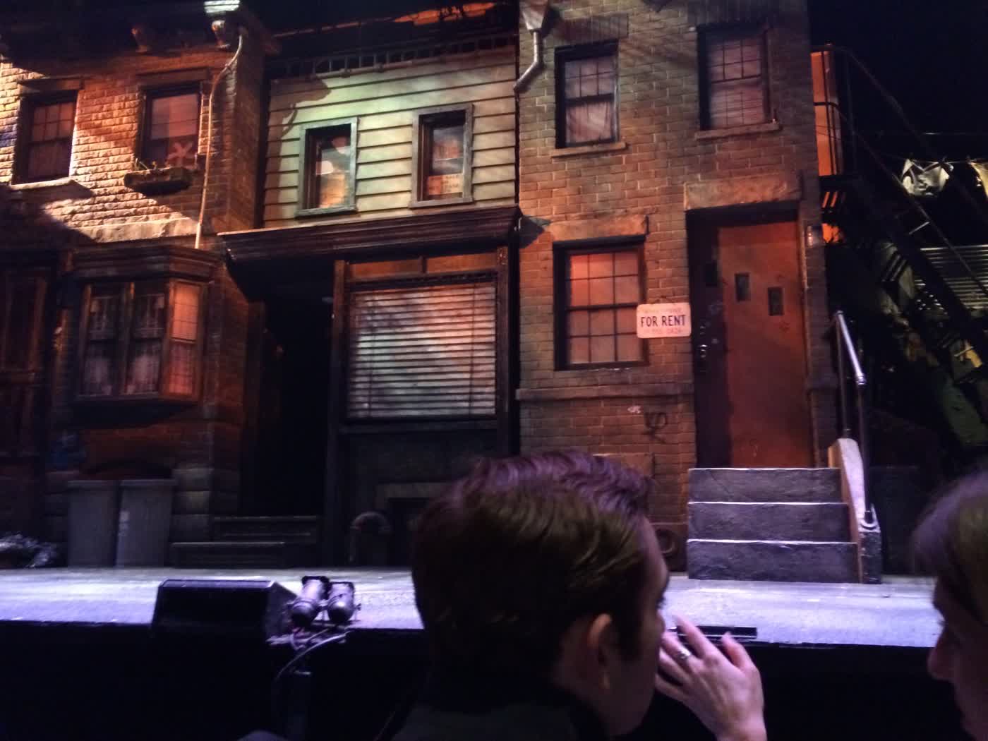The set of Avenue Q, before the show started.